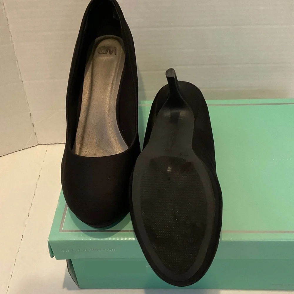 10W Chelsea Moreland black platforms - EUC
